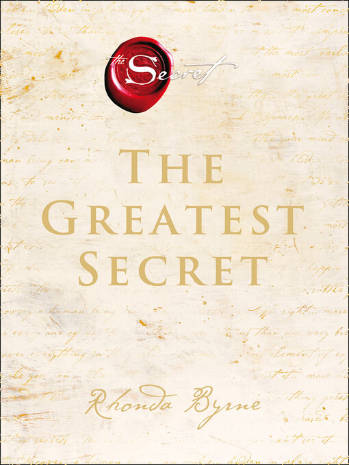 Title details for The Greatest Secret by Rhonda Byrne - Wait list